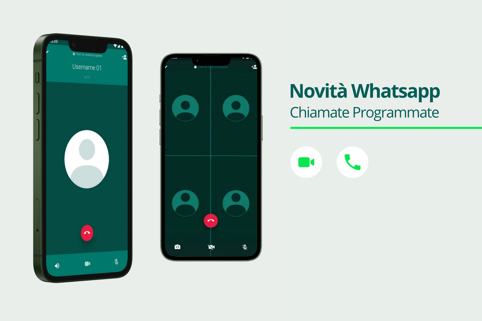 Whatsapp chiamate programmate